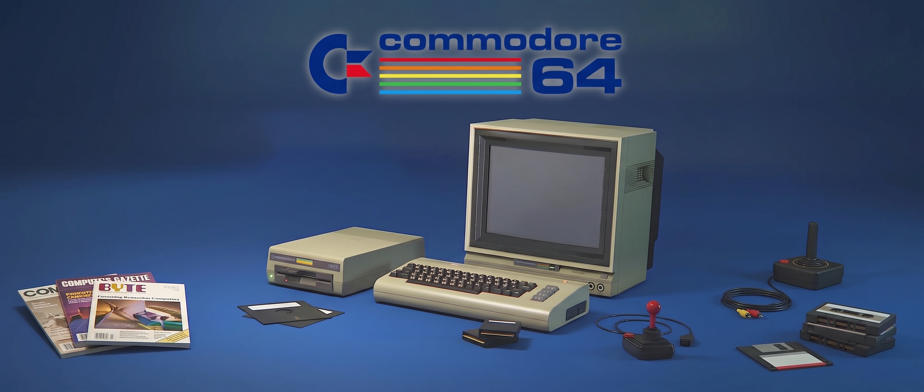 A picture of a Commodore 64 computer